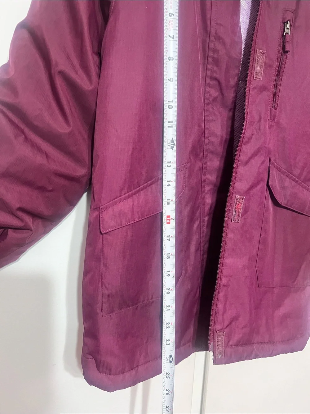 Columbia Kids Hooded Puffer Jacket in Plum